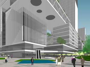 SU model of Jinmen commercial office building 3D 模型