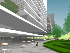 SU model of Jinmen commercial office building 3D 模型