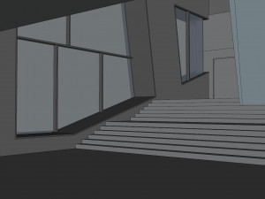 SU model of the modern office building of the CGN Tower Model 3D