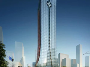 СУ-модель высотного современного офисного здания CCCC 3D Модель