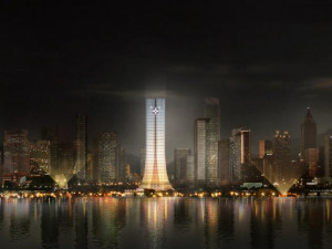 SU model of high-rise modern CCCC office building 3D 모델