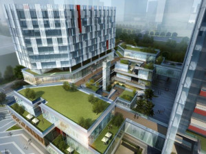 SU model of high-rise modern CCCC office building 3D 모델