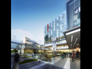 SU model of high-rise modern CCCC office building 3D 모델