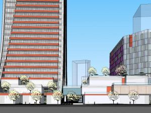SU model of high-rise modern CCCC office building 3D 모델
