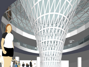SU model of the office building of Building 3D Модель