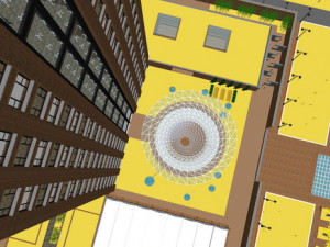SU model of the office building of Building 3D Модель