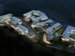 SU model of headquarters base office and commercial buildings 3D 모델