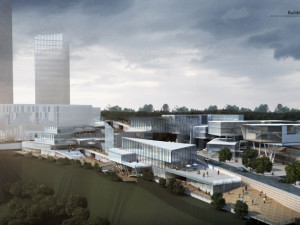 SU model of headquarters base office and commercial buildings 3D Model