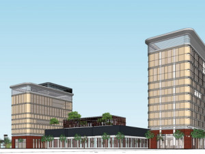 SU model of corporate service center office building 3D Model