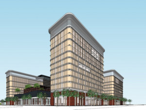 SU model of corporate service center office building 3D Model