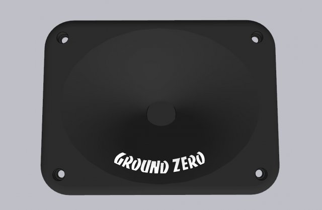 GROUND ZERO GZCT 5000SPL-XB 3D Модель .c4d .max .obj .3ds .fbx .stl .blend 