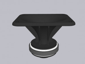 GROUND ZERO GZCT 5000SPL-XB 3D Модель