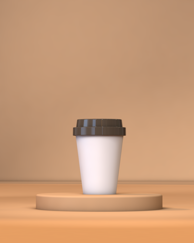 Coffee Cup 3D Модель .c4d .max .obj .3ds .fbx .stl .blend 