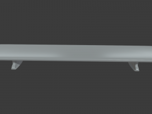 Car Spoiler 01 3Dプリントモデル