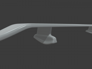 Car Spoiler 01 3Dプリントモデル