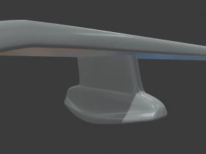 Car Spoiler 01 3D Print Model