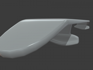 Car Spoiler 01 3Dプリントモデル
