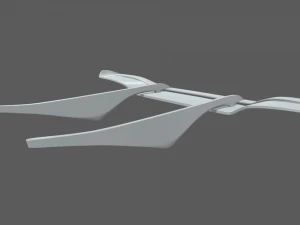 Car Spoiler 02 3D Print Model