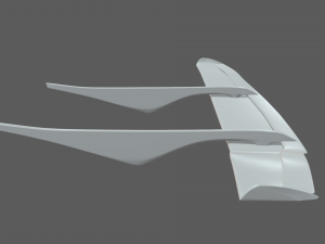 Car Spoiler 02 3D Print Model