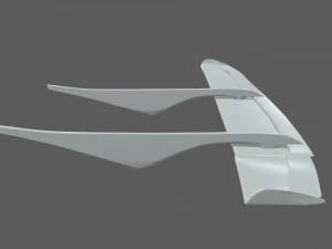 Car Spoiler 02 3D Print Model