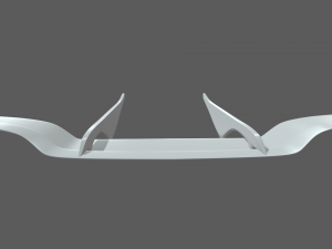 Car Spoiler 02 3D Print Model