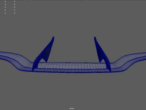Car Spoiler 02 3D Print Model