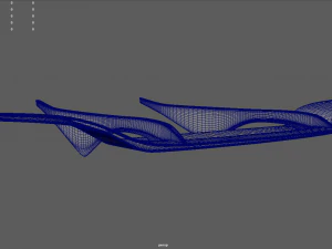 Car Spoiler 02 3D Print Model