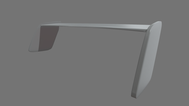 Car Spoiler 04 Modelo de impresión 3D .c4d .max .obj .3ds .fbx .stl .blend 