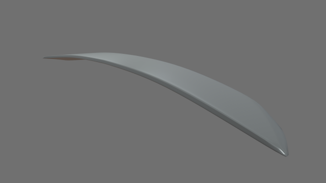 Car Spoiler 05 Modelo de Impressão 3D .c4d .max .obj .3ds .fbx .stl .blend 
