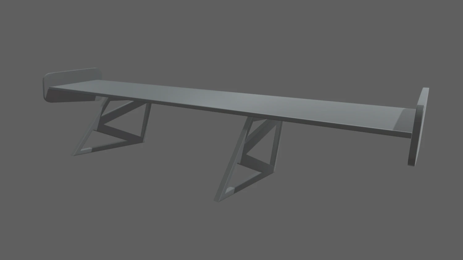 Car Spoiler 06 3D Print Model .c4d .max .obj .3ds .fbx .stl .blend 