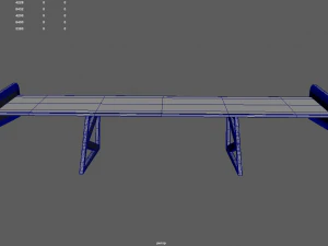 Car Spoiler 06 3D Print Model