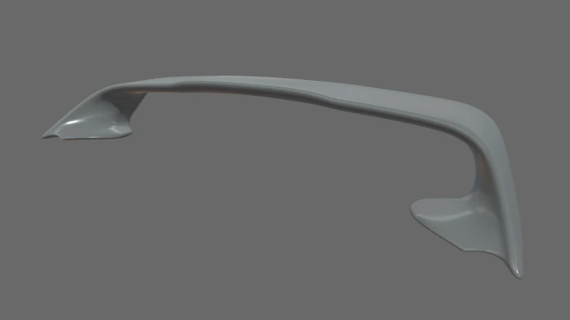 कार स्पॉइलर 07 3D प्रिंट मॉडल .c4d .max .obj .3ds .fbx .stl .blend