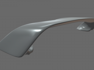 Car Spoiler 07 3D Baskı Modeli
