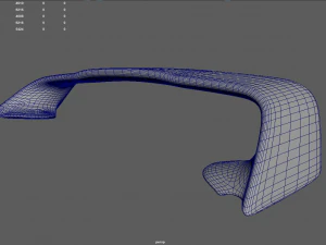 कार स्पॉइलर 07 3D प्रिंट मॉडल