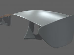 Car Spoiler 08 Modelo de Impressão 3D