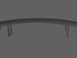 Car Spoiler 08 Modelo de Impressão 3D