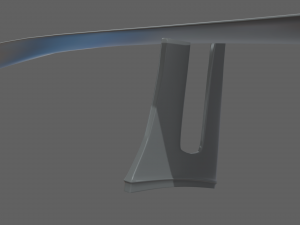Car Spoiler 08 Modelo de Impressão 3D