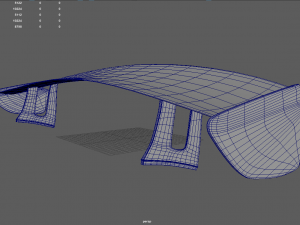 Car Spoiler 08 Modelo de Impressão 3D