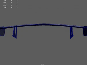 Car Spoiler 08 3D Print Model