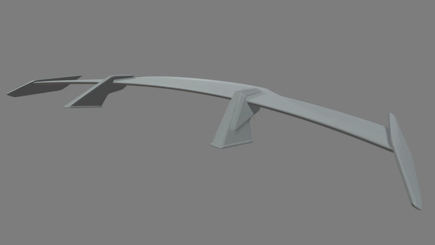 Car Spoiler 09 3D Print Model .c4d .max .obj .3ds .fbx .stl .blend 