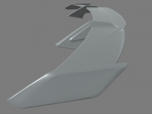 Car Spoiler 09 Model Cetak 3D