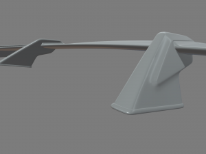 Car Spoiler 09 Model Cetak 3D