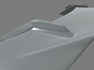 Car Spoiler 09 Model Cetak 3D