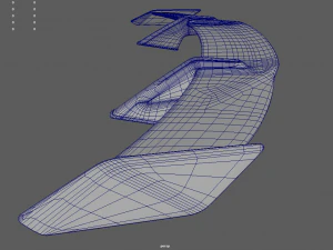 Car Spoiler 09 3D Print Model