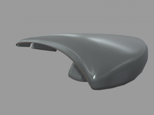 Car Spoiler 011 Model do druku 3D