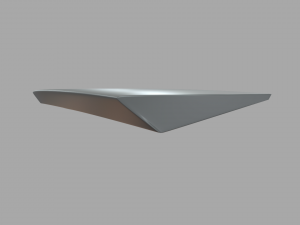 Car Spoiler 012 3Dプリントモデル