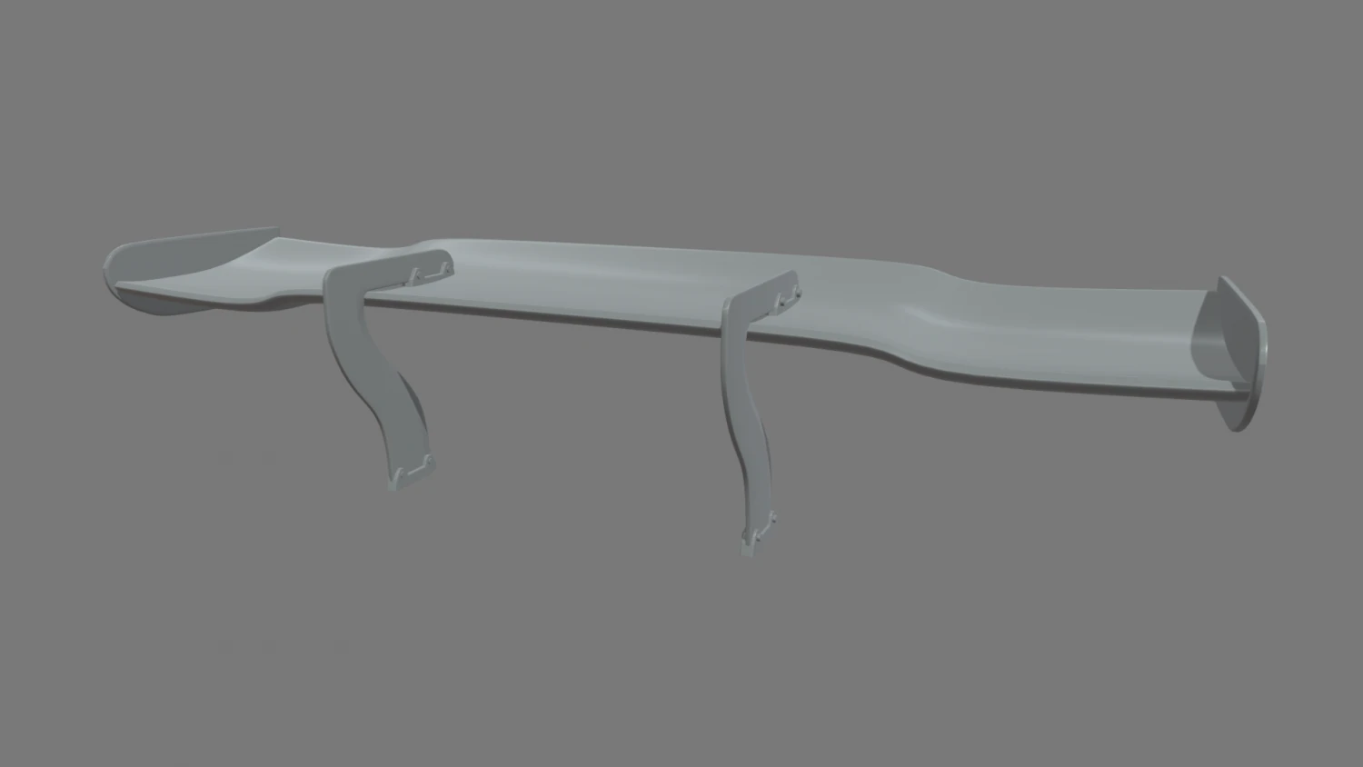 Car Spoiler 013 3D Print Model .c4d .max .obj .3ds .fbx .stl .blend