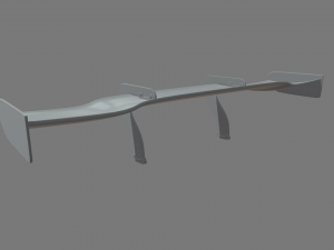 Car Spoiler 013 3Dプリントモデル