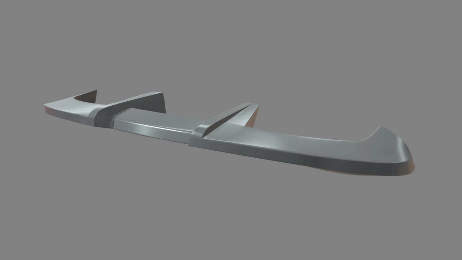 Car Spoiler 014 3D Print Model .c4d .max .obj .3ds .fbx .stl .blend 