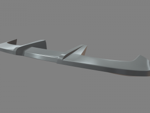 Car Spoiler 014 3D Print Model